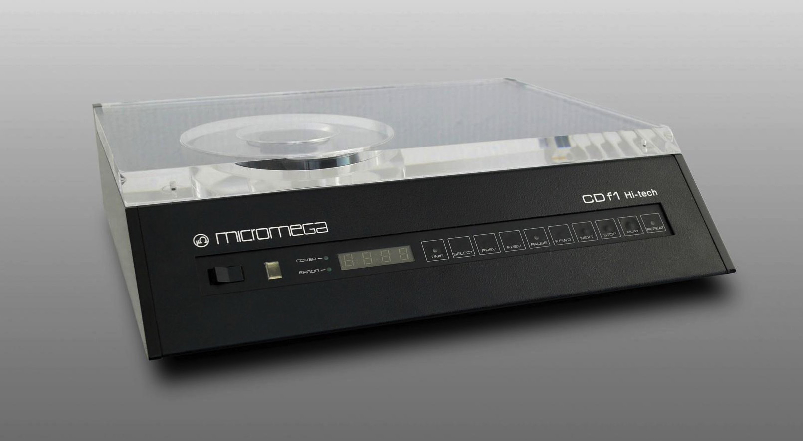 Micromega CDF1-Hitech — premier lecteur CD top-loading, 1987