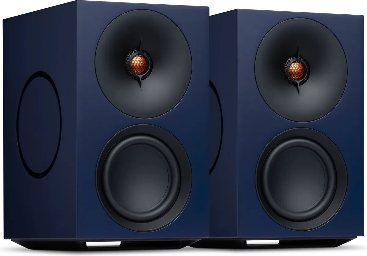 Cambridge Audio L/R M enceintes actives premium coloris bleu — tweeter Torus 28mm