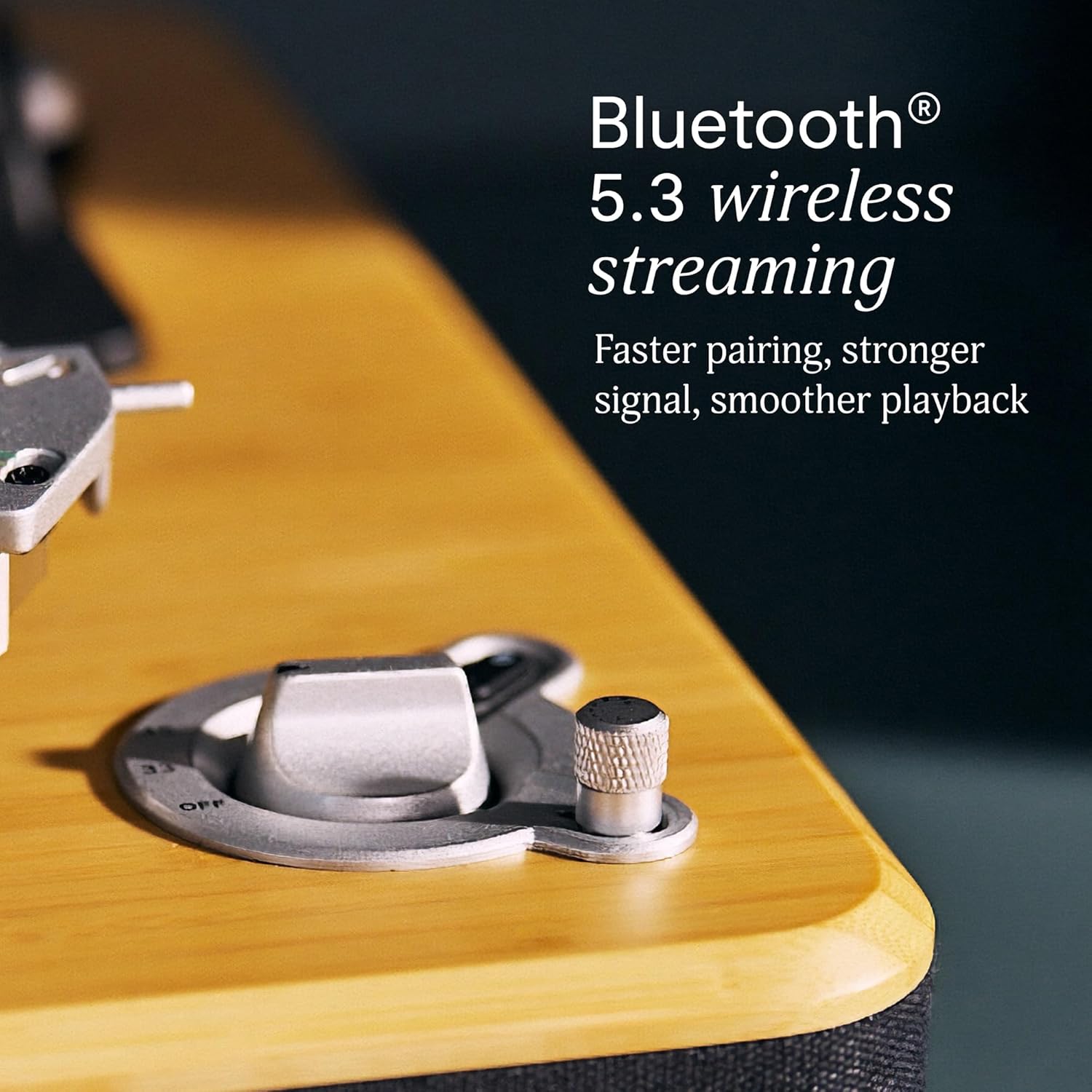 House of Marley Stir It Up Wireless 2 bouton Bluetooth 5.3 vue de près