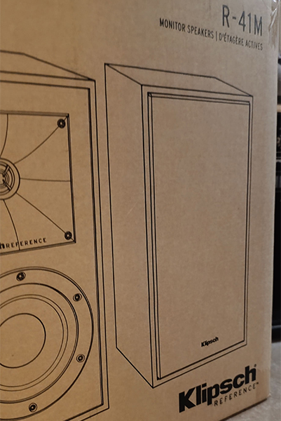 Des enceintes Klipsch R41 m pour les tests