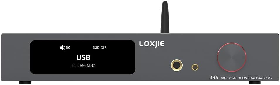 LOXJIE A40 ampli FDA HDMI ARC Infineon MA5332MS test avis 2026