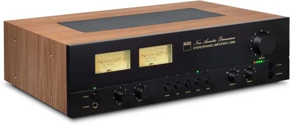 NAD C 3050 Standard Edition &mdash; ampli int&eacute;gr&eacute; avec VU-m&egrave;tres vintage