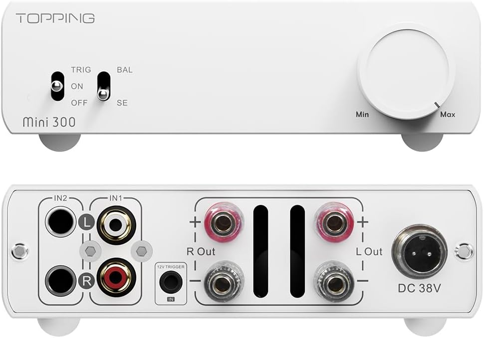Topping Mini 300 connectique avant arri&egrave;re
