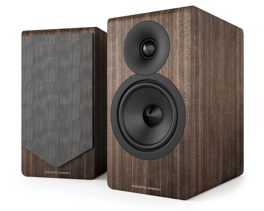 Acoustic Energy AE300 Mk2 finition noyer — enceinte bibliothèque 2 voies RSC
