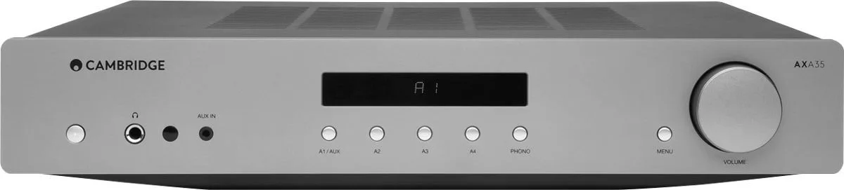 Cambridge AXA35 — amplificateur intégré analogique pur vue de face