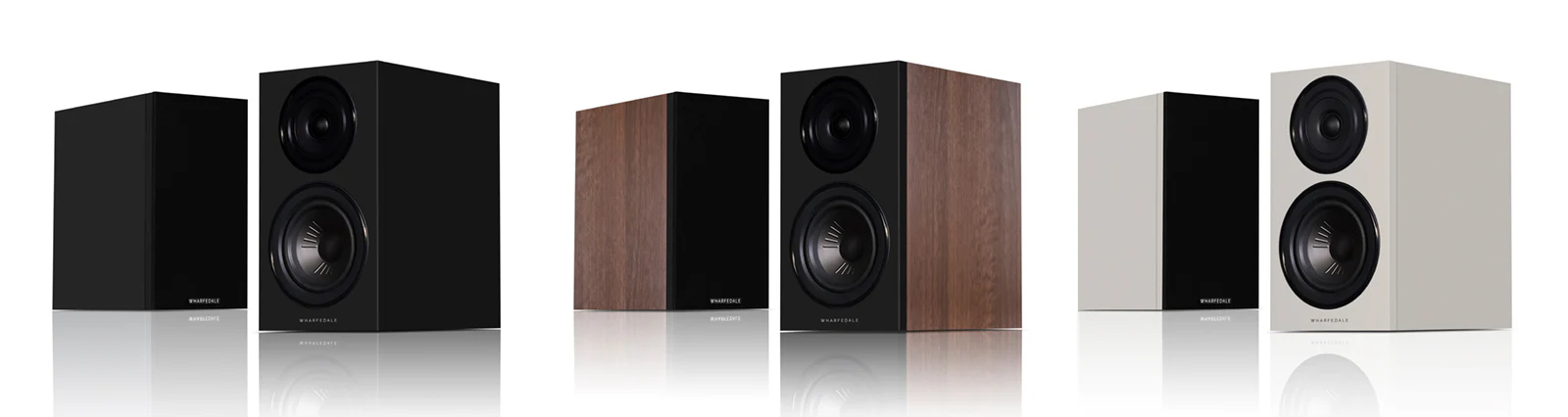 Wharfedale Diamond 12.1i coloris Deep Black Stone Grey Classic Walnut