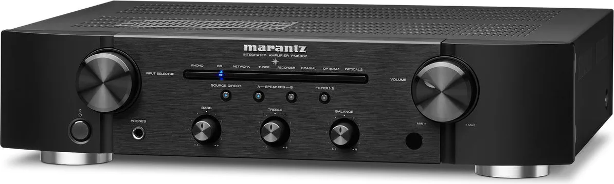 Marantz PM6007 amplificateur intégré Classe AB HDAM SA3 face avant argent