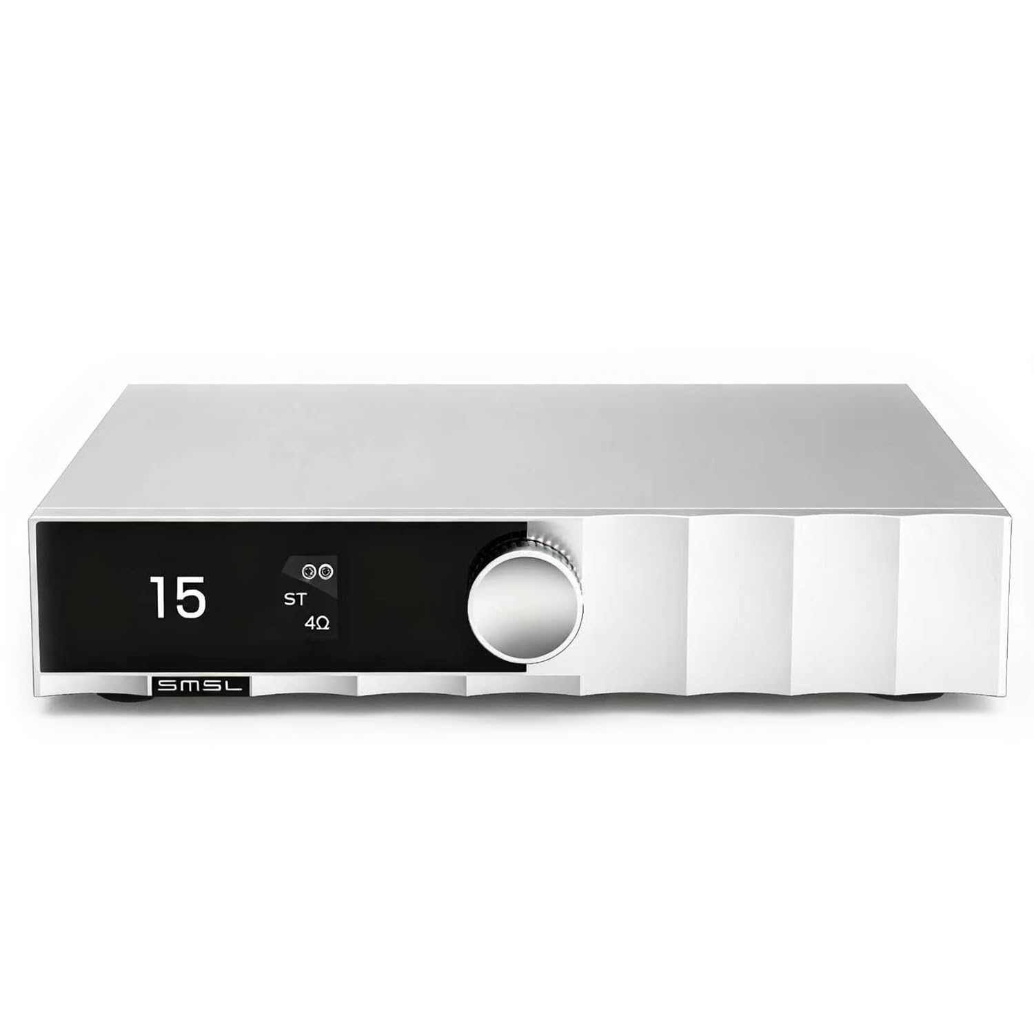 SMSL PA400 amplificateur GaN classe D 2x250W face avant aluminium