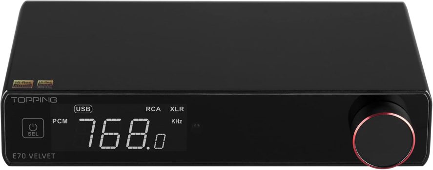 Topping E70 Velvet - face
