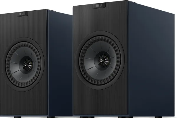 KEF Coda W coloris Midnight Blue face avant — tweeter Uni-Q 12e génération centré