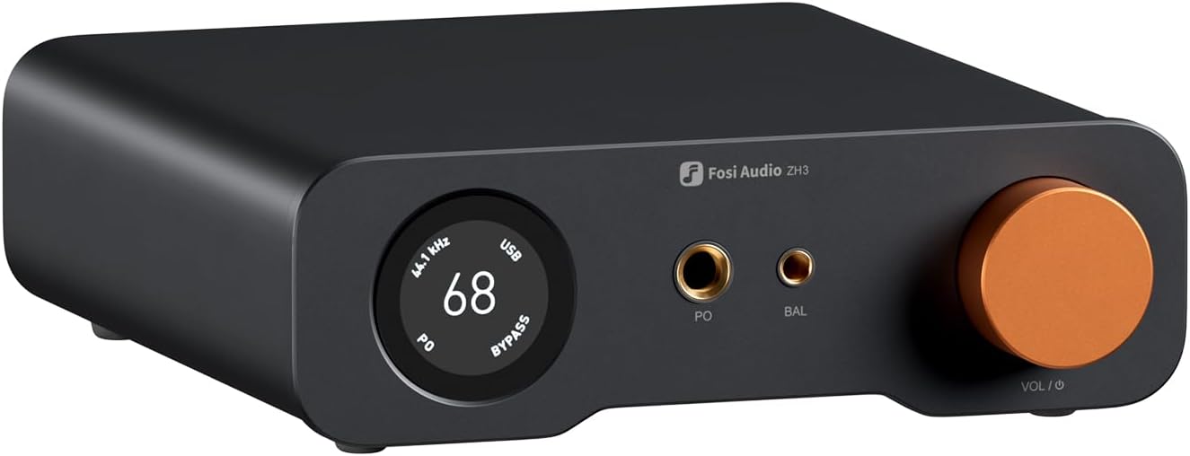 Fosi Audio ZH3 — DAC ampli casque tout-en-un AKM 2570mW 4,4mm balanced