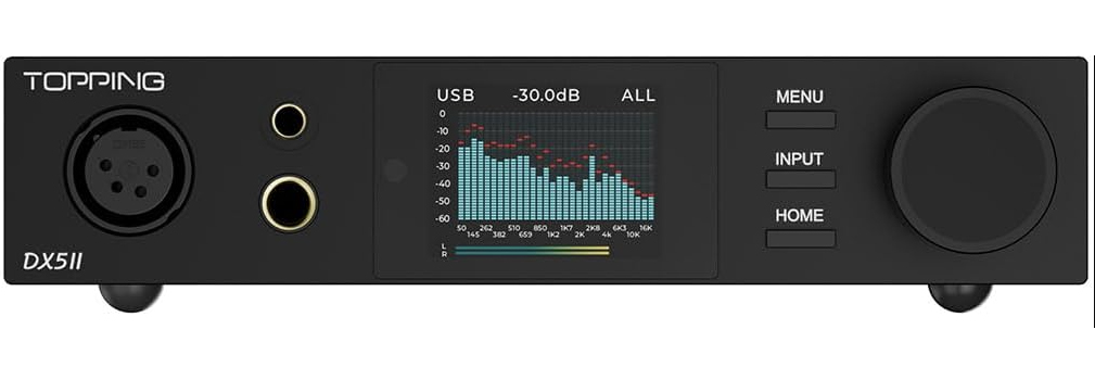 Topping DX5 II — DAC ampli casque dual ESS ES9039Q2M 5,9W balanced