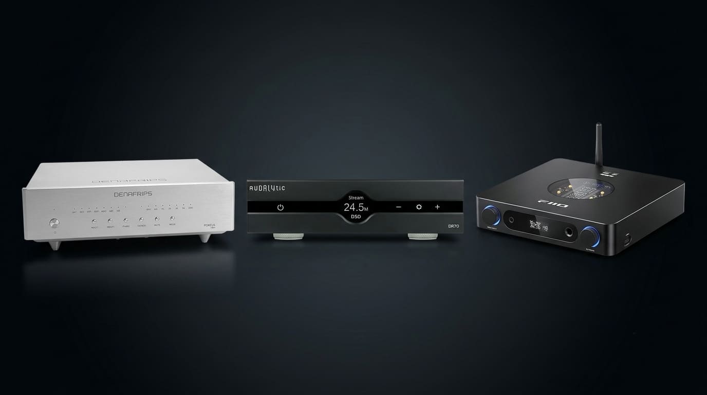 Comparatif des meilleurs DAC R2R 2026 — FiiO K11/K13, Audalytic DR70, Gustard R26 II, Denafrips Ares et Pontus 15th