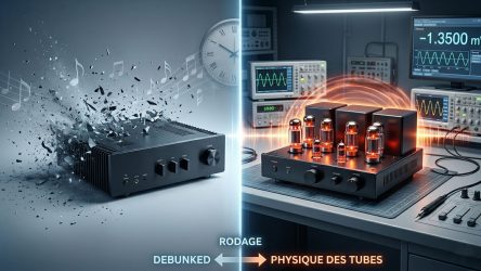 Le rodage d&rsquo;ampli HiFi : démolition en règle du mythe le plus répandu — sauf pour les tubes.