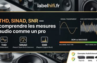 THD, SINAD, SNR : comprendre les mesures audio comme un pro