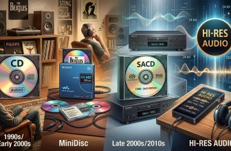 CD, SACD, MiniDisc : guide technique complet des formats audio physiques